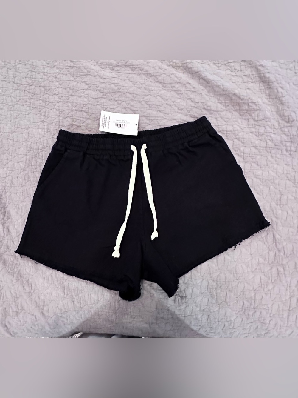 NWT Women’s Black Athletic Drawstring Shorts